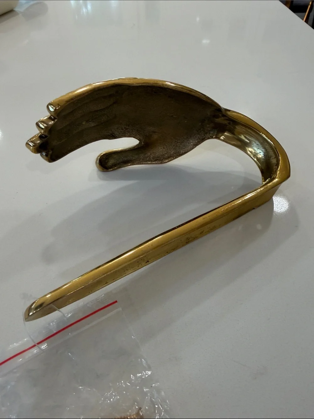 Anthropologie Gold Handheld Tieback